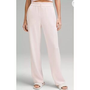 Lululemon athletica 14 softstream high rise pink pants yoga workout travel